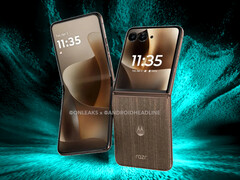 Razr 70 Ultra w jednym z podanych kolorów premierowych.