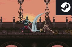 Blasphemous to gra metroidvania Soulslike, która jest obecnie w sprzedaży w rekordowo niskiej cenie na Steam. (Źródło obrazu: Steam)