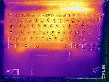 Test naprężeń w temperaturach powierzchniowych (góra)