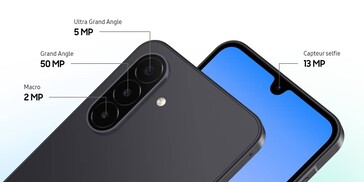 Model Galaxy A18 4G jest wyposażony w główny aparat o rozdzielczości 50 MP