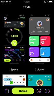 Różne motywy aplikacji