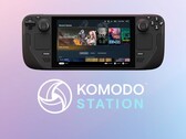 Pokład Steam z logo stacji Komodo