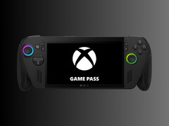 Rog Xbox Ally X handheld z logo Game Pass (Zdjęcie: Microsoft Gaming z poprawkami)