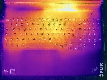 Test naprężeń w temperaturach powierzchniowych (góra)
