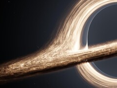 Ilustracja artysty przedstawiająca czarną dziurę. (Źródło zdjęcia: AdisResic - Pixabay)