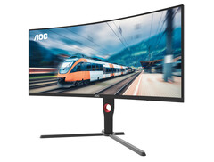 AOC CU34G3X ma rozdzielczość 1440p i częstotliwość odświeżania 180 Hz. (Źródło obrazu: AOC)