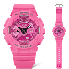 Zegarek Casio G-Shock GMA-S110BE-4A z limitowanej edycji Barbie jest zasilany baterią CR1220, której żywotność szacuje się na 2 lata (źródło zdjęcia: Casio)