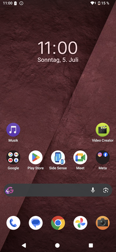 Recenzja Sony Xperia 1 VIII: Interfejs użytkownika systemu Android