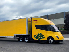 Tesla Semi testowana w DHL. (Źródło zdjęcia: DHL)