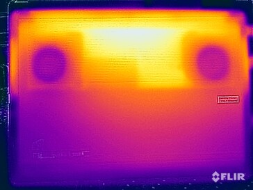 Temperatury powierzchni - test wytrzymałościowy (dolny)