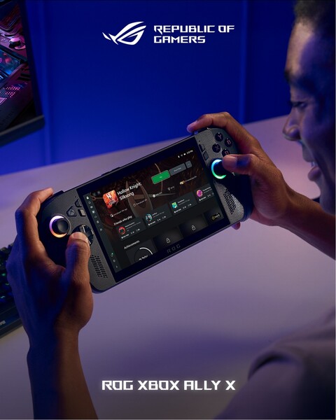 Włoska reklama Asus ROG Xbox Ally X na Facebooku (źródło obrazu: Asus Republic of Gamers Facebook)