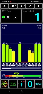 Test GPS na zewnątrz