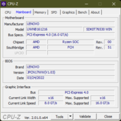 CPU-Z: Płyta główna