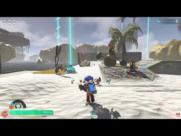 Na zdjęciu: zrzut ekranu z rozgrywki w grze „Splatoon Raiders”.