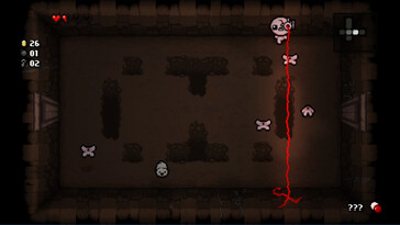 Na zdjęciu: zrzut ekranu z rozgrywki z gry „The Binding of Isaac: Rebirth”.