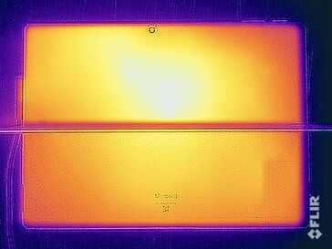 Test naprężeń temperatury powierzchni (tył)