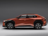 Produkcja całkowicie elektrycznej Toyoty bZ4X została wznowiona. (Źródło obrazu: Toyota)