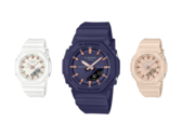 Od lewej do prawej (na zdjęciu), Casio GMAP2100M-7A, GMAP2100M-2A i GMAP2100M-4A. (Źródło zdjęcia: Casio)