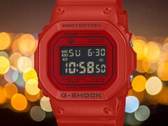 Nowy G-Shock Casio z czerwoną latarnią może mieć podobną konstrukcję do DW-5600RRB-4 (powyżej)