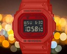 Nowy G-Shock Casio z czerwoną latarnią może mieć podobną konstrukcję do DW-5600RRB-4 (powyżej)
