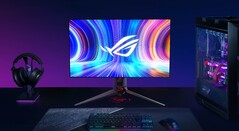 ROG Swift OLED PG27AQDM będzie dostępny jeszcze w tym roku z mnóstwem high-endowej specyfikacji. (Źródło obrazu: ASUS)