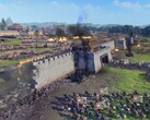 Obraz przedstawiający oblężenie w grze Total War: Three Kingdoms, która jest obecnie przeceniona o 70%.