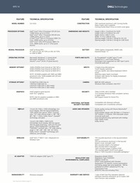 Dell XPS 14: Specyfikacja