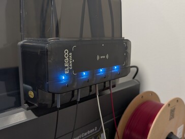 System Canvas zainstalowany w prawym górnym rogu drukarki.