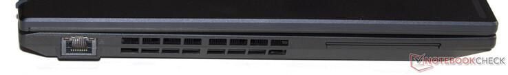 Lewa strona: Gigabit Ethernet, opcjonalny czytnik SmartCard