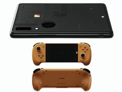 Render podkładki Ayaneo Gaming Pad i zaprojektowanego dla niej kontrolera teleskopowego. (Źródło obrazu: Ayaneo - edytowane)