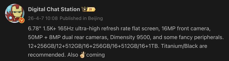 Wyciekła specyfikacja potencjalnego OnePlus Ace 6 Ultra.