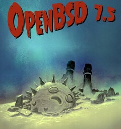 Oficjalny plakat OpenBSD 7.5 (Źródło: OpenBSD)
