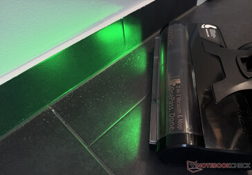 Zielone światło sprawia, że pył jest widoczny