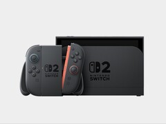 Przełącznik Nintendo Switch 2 zadokowany z kontrolerem Joy-Con 2. (Źródło zdjęcia: Nintendo)