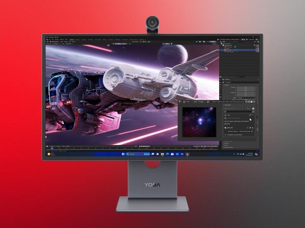 Monitor Lenovo Yoga Pro 27UD-10 4K OLED z przodu (źródło zdjęcia: Lenovo PR)