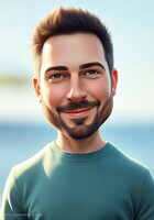 Obraz wygenerowany za pomocą Portrait Studio AI w trybie "kreskówki 3D".