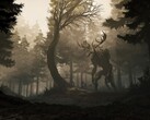 Ilustracja przedstawiająca stworzenie z gry GreedFall.
