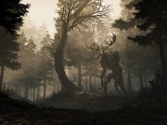 Ilustracja przedstawiająca stworzenie z gry GreedFall.