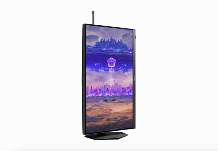 Monitor AOC Agon Pro można również obracać o 90°.