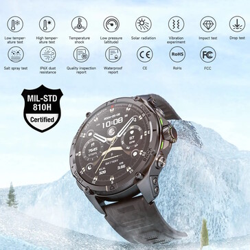 Smartwatch jest reklamowany jako wytrzymały na wiele sposobów. (Źródło zdjęcia: Kumi)