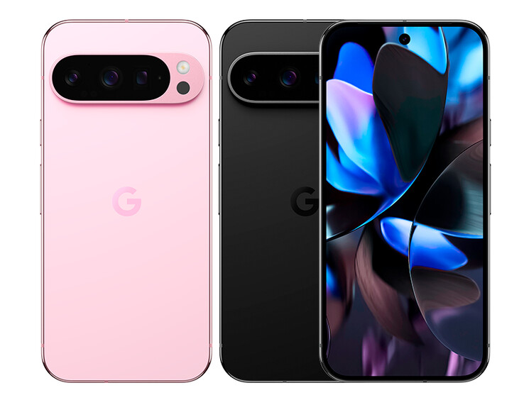 Pixel 9 Pro w dwóch z czterech kolorów premierowych. (Źródło zdjęcia: @MysteryLupin)