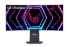 UltraGear OLED 39GS95QE ma skromną krzywiznę 800R. (Źródło obrazu: LG)