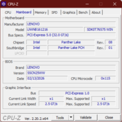 CPU-Z – płyta główna