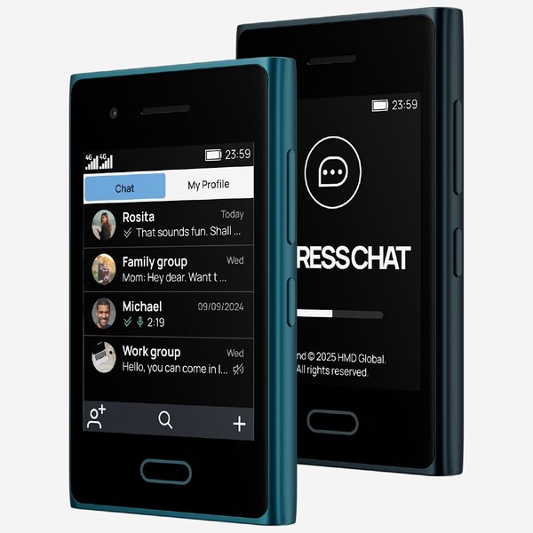 HMD Touch 4G jest wyposażony w aplikację do przesyłania wiadomości, która jest również dostępna dla Android i iOS. (Źródło obrazu: HMD)
