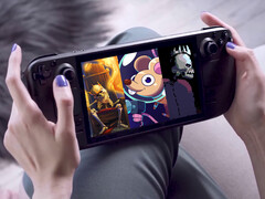 Nowa kolekcja gier 15 za 15 ma łączną wartość detaliczną 158 USD. Na zdjęciu: Steam Deck ze zdjęciem okładki zestawu.