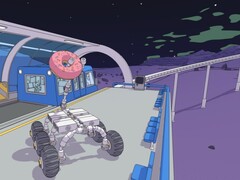 Obraz przedstawiający łazik na Marsie. (Źródło obrazu: Shape Shop)