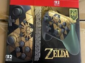 Kontroler Switch 2 Pro z motywem Zelda. 