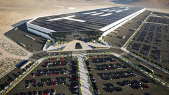 Rozległa Gigafactory w Nevadzie (zdjęcie: Tesla)