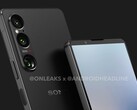 Xperia 1 VI ma być podobno krótsza, ale szersza niż obecna Xperia 1 V. (Źródło obrazu: @OnLeaks & Android Headlines)