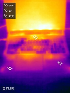 Test wytrzymałościowy temperatury powierzchni (strona górna)